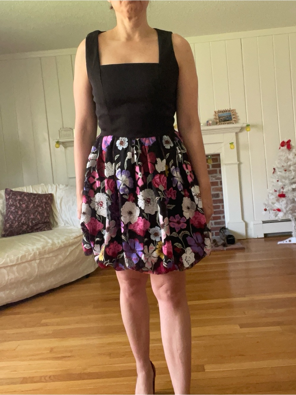 Endless Rose Floral Embroidered Bubble Dress